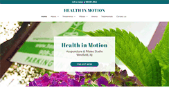 Desktop Screenshot of healthinmotion.biz